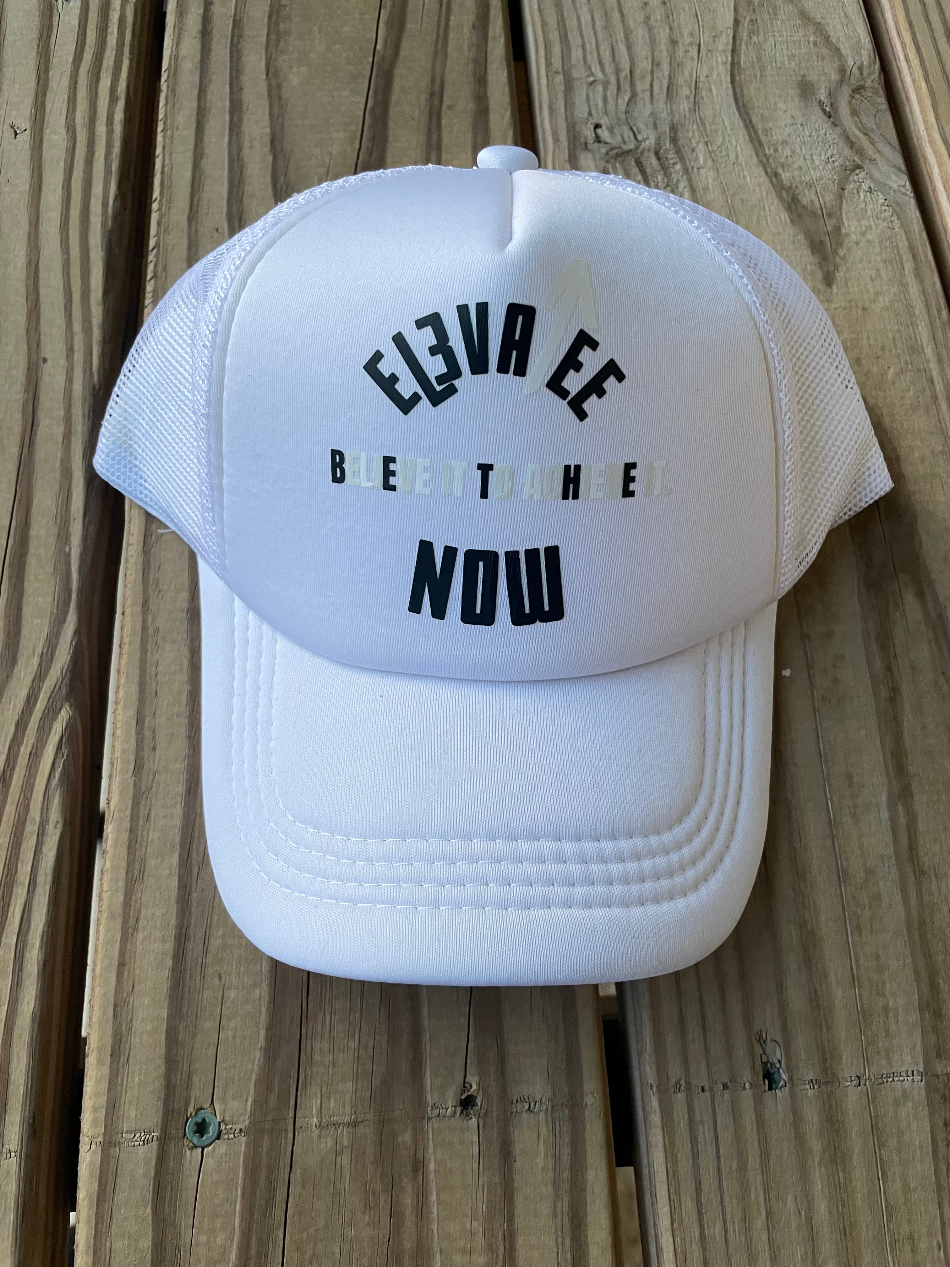 El3vatee Trucker — White / Black